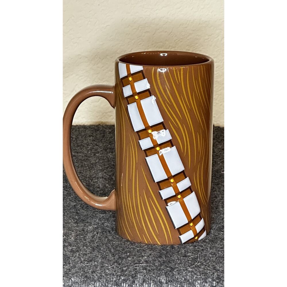 Like new Star Wars Chewbacca 20oz Tall Ceramic Mug Utility Belt discontinued